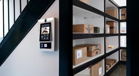 Package Locker or Package Room: Which is Right for Your Building? Mail Room Design, Amazon Locker, Large Storage Containers, Mail Room, Locker Designs, Apartment Needs, Delivery Room, How To Look Rich, Store Ideas