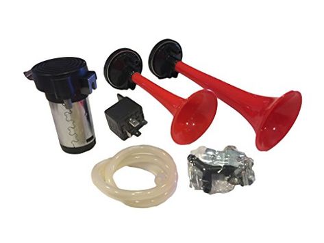 12 Volt Replacement Car Horn Van and Truck Air Horn Kit 135 DB >>> Learn more by visiting the image link.(It is Amazon affiliate link) #startup Goat Horns, Car Horn, Travel Accessories, Travel