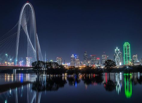 483 Likes, 9 Comments - Joseph Haubert (@josephhaubert) on Instagram: “Love my city! #Dallas #dfw #dallastx #dallastho #dallaspd #dallassmu #dallascowboys #dallasisdallas…” Dallas Tx Skyline, Visit Dallas, Dallas Skyline, Loving Texas, George Washington Bridge, Dallas Texas, Super Mario Bros, Dallas Tx, Dallas Cowboys