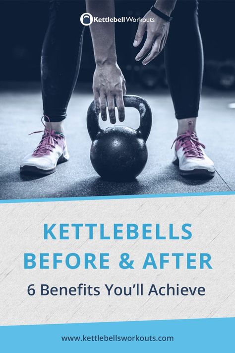 6 kettlebell before and after benefits. There are many kettlebell before and after benefits that you can achieve by embracing this exciting form of resistance training. Many of these results can be achieved within 30 days of starting your kettlebell journey. #kettlebell #beforeandafter #benefits Kettlebell Workouts For Women, Kettlebell Routines, Kettlebell Clean, Kettlebell Benefits, Kettlebell Deadlift, Kettlebell Challenge, Kettle Bells, Kettlebell Cardio, Kettlebell Circuit