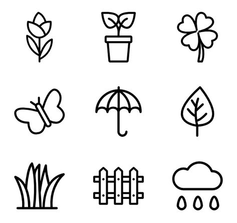 16 Spring icon for personal and commercial use. Good Ware Lineal icons. Download for free at flaticon.com now! #Flaticon #spring #seasons #freeicons Spring Symbols, Plant Template, Spring Doodles, Spring Templates, Spring Icons, Spring Elements, Cute Shapes, Doodle Art For Beginners, Flower Icon