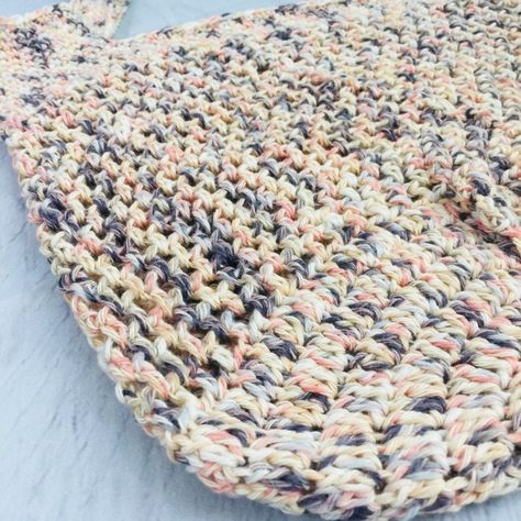 Lake Texoma Bag - Free Crochet Pattern - OkieGirlBling'n'Things Comfy Cotton Blend Yarn Patterns Free, Crochet Pattern Market Bag, Crochet Bag Patterns Free, Market Bag Crochet Pattern, Yarn Crochet Bag, Crochet Single Crochet, Market Bag Crochet, Beach Market, Lake Texoma