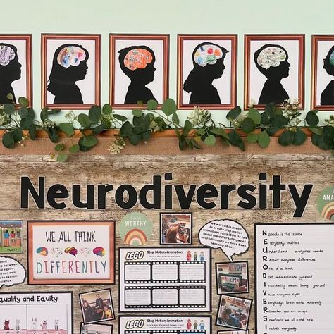 Neurodiversity School Display, Neurodiversity Display, Wall Displays, School Displays, My Class, Classroom Setting, Classroom Walls, Classroom Displays, Display Board