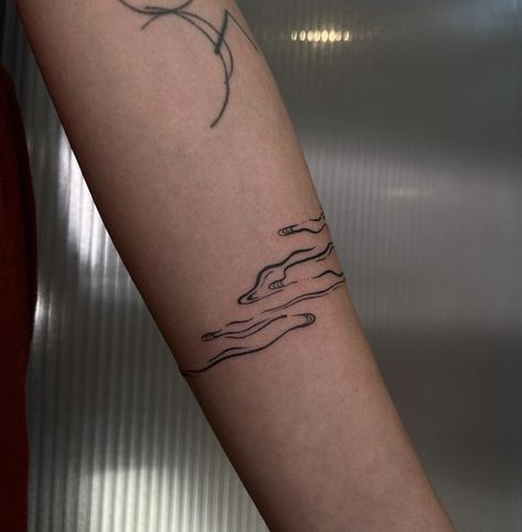 Brooklyn Tattoo, This Is Water, Linework Tattoo, Nyc Tattoo, Flash Designs, Aquarius Tattoo, Tattoo Water, Water Tattoo, Wave Tattoo