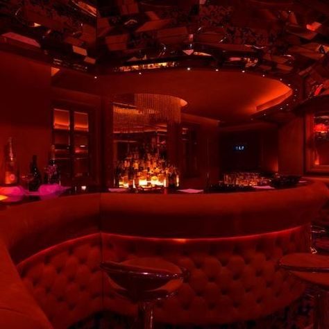 Dark Club Aesthetic, Luxury Night Club, Isabella Valentine, Red Lighting, Night Club Aesthetic, Club Lighting, Nightclub Aesthetic, Nightclub Design, Club Aesthetic