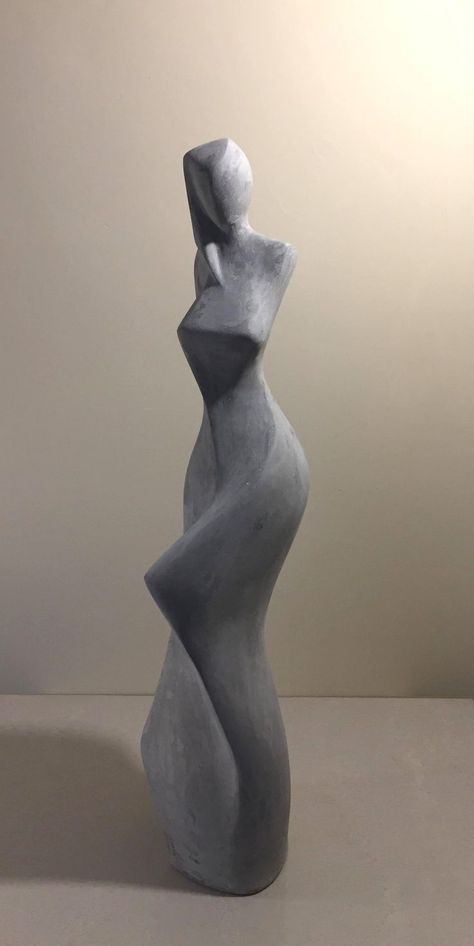 Sculpture Of Woman, Abstract Figure Sculpture, Abstract Sculpture Ideas, Abstract Human Sculpture, Abstract Clay Sculpture, Cubism Sculpture, Cubist Sculpture, Women Sculpture, Abstract Statue