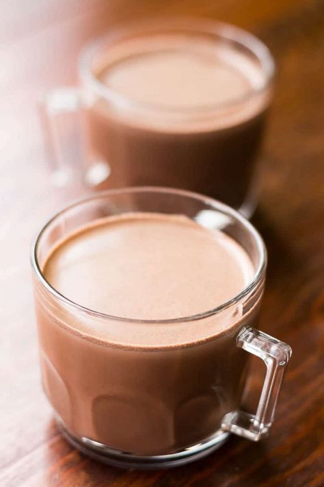 Easy Hot Chocolate Recipe, Easy Hot Chocolate, Chocolate Drink Recipes, Cocoa Powder Recipes, Hot Chocolate Drink, Chocolate Recipes Easy, Hot Cocoa Recipe, Chocolate Drink, Cocoa Recipes