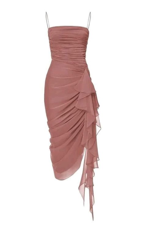 Rouched Dress, Draped Midi Dresses, Long Midi Dress, Airport Fashion, Satin Maxi Dress, Satin Midi Dress, Glam Dresses, Draped Dress, Lace Midi Dress