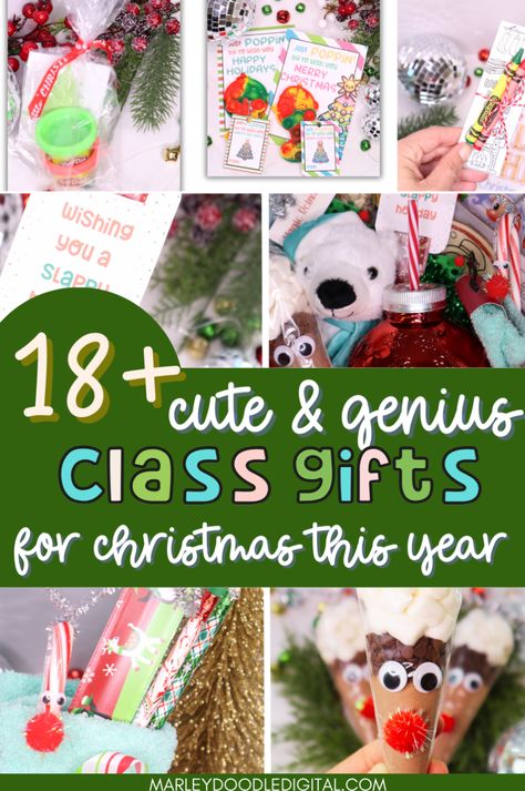 Discover these fun and affordable classroom Christmas gifts for kids! Featuring Dollar Store finds like DIY Hot Chocolate Reindeer, Christmas tree cakes, and colorable bookmarks, these ideas are perfect for students and classmates. Easy to make and budget-friendly, these gifts add a festive touch to the holiday season. Get inspired with these simple Christmas gifts! Christmas Ball Gift Ideas, Kinder Christmas Gifts, Christmas Kindergarten Gifts, Christmas Gifts Classmates, Group Gifts For Kids, Classmate Gifts Christmas Kids, Simple Christmas Gifts For Kids, Dollar Tree Christmas Gifts For Kids, Classroom Christmas Gifts For Kids