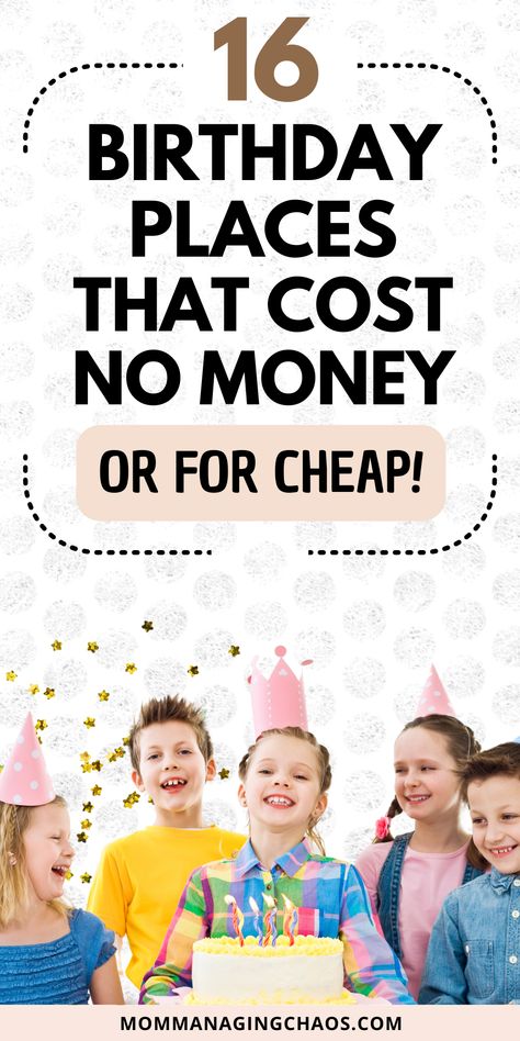 Birthday Party Ideas Not At Home, Cheap Bday Ideas, Cheap And Easy Birthday Party Ideas, 1st Birthday Party Venue Ideas, Where To Have Birthday Parties, Free Birthday Party Ideas, Cheap Summer Birthday Party Ideas, Cheap Kids Party Ideas, Inexpensive Party Ideas