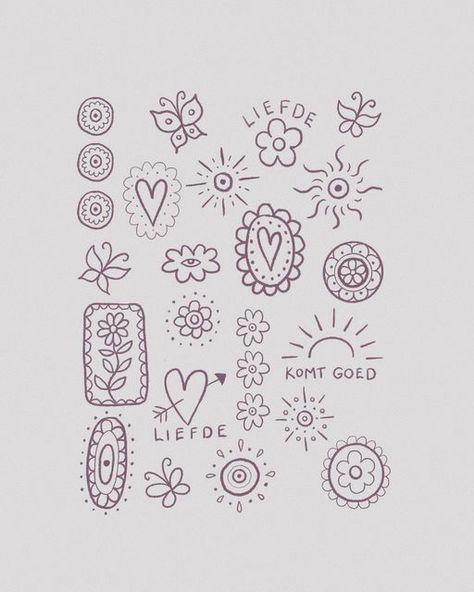 Hopeful Tattoos, Easy Simple Doodles Drawing, Doodle Tattoo Ideas, Tattoo Stencil Designs, Simple Line Tattoo, Tattoo Journal, Happy Tattoo, Happiness Tattoo, Happy Doodles