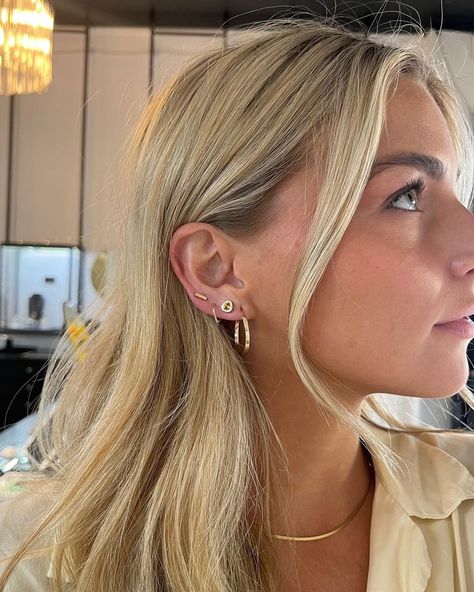 UbyKate (formerly Uberkate EST 2003) on Instagram: “Styling some of our Fine Gold Earrings with our new Celebration Studs🌟 We love mixing our Gold and Silver pieces✨ Shop the look now! 📸…” Silver Vs Gold Jewelry, Silver And Gold Jewelry Mixing Earrings, Gold And Silver Earrings Mixing, Silver And Gold Jewelry Mixing, Silver And Gold Jewelry, Shop The Look, Silver Pieces, Mixed Metals, Ear Jewelry