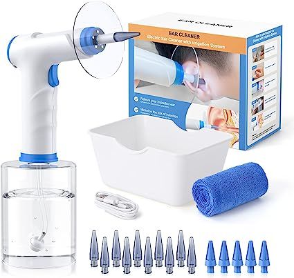 #ad #commissionsearned Amazon.com: Ear Wax Removal, Electric Ear Cleaning Kit with Light, Ear Irrigation Kit with 4 Pressure Modes, Safe and Effective Ear Flush Kit with Ear Cleaner - Includes Basin, Towel & 15 Tips : Automotive Ear Syringes, Plushies Halloween, Selfcare Gifts, Ear Cleaning Kit, Ear Wax Removal Kit, Ear Wax Removal Tool, Cleaning Your Ears, Human Ear, Ear Cleaner