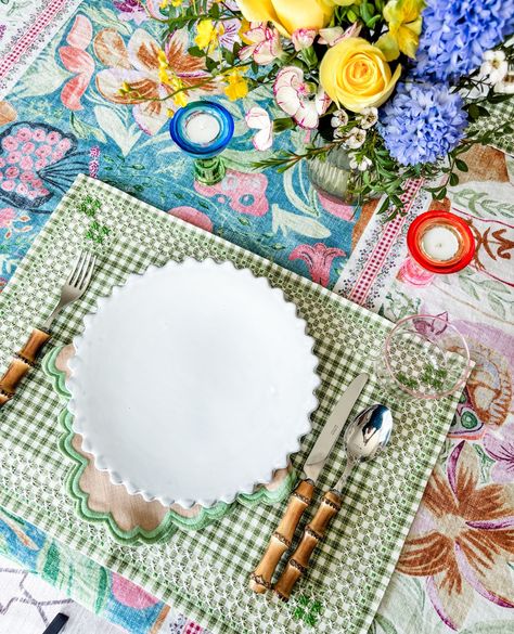 Add a pop of pattern to your summer tablescape with these charming gingham placemats! 🌞💐 They're not only stylish but also practical for outdoor dining. Whether you're hosting a backyard BBQ or enjoying a romantic picnic, these beauties will instantly elevate your table game. Grab a set today and let the summer vibes take over! 😎🍉 #summerentertaining #tablescapeinspiration #tablesetting #tabletop #belevivistyle #livebeautifully Gingham Placemats, Romantic Picnic, Tablescape Inspiration, Romantic Picnics, Live Beautifully, Summer Entertaining, Home Decor Online, Backyard Bbq, Table Games