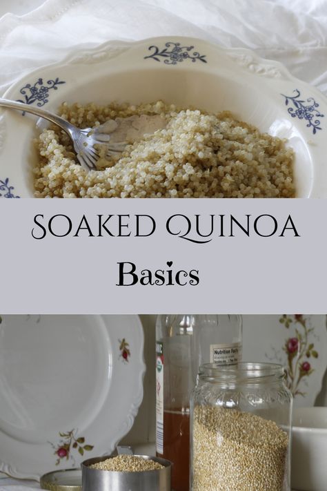 How To Sprout Quinoa, Overnight Quinoa, Sprouting Quinoa, Perfect Quinoa, Clean Eating Menu, Cook Quinoa, Making Quinoa, Grain Free Diet, Kitchen Basics