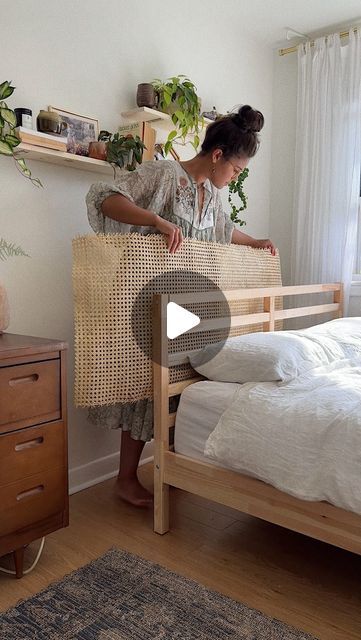 Simple Bed Frame Diy, Tarva Bed Frame, Tarva Bed, Diy Wooden Headboard, Bed Frame Hack, Diy Scale, Diy Headboard Wooden, Simple Bed Frame, Forever And Always