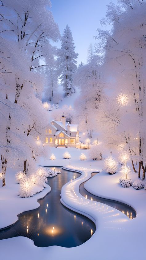 Winter Photography Nature, Winter Wonderland Wallpaper, Winter Landscape Photography, Winter Christmas Scenes, Beautiful Winter Scenes, Christmas Scenery, Pretty Landscapes, Winter Wallpaper, Winter Scenery