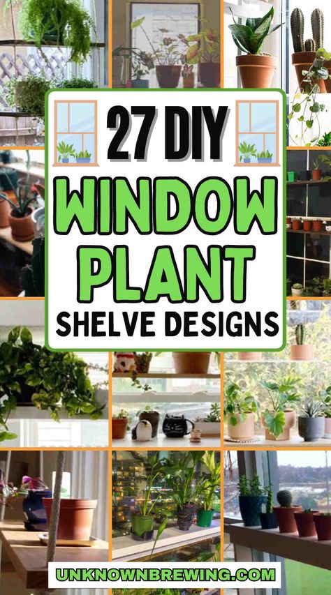 Below Window Plant Shelf, Diy Indoor Window Planter, Window Flower Shelves, Shelves On Windows For Plants, Large Window Plant Shelf, Bay Window For Plants, Bathroom Window Plant Shelf, Hanging Plant Shelf In Front Of Window, Sliding Glass Door Plant Shelf