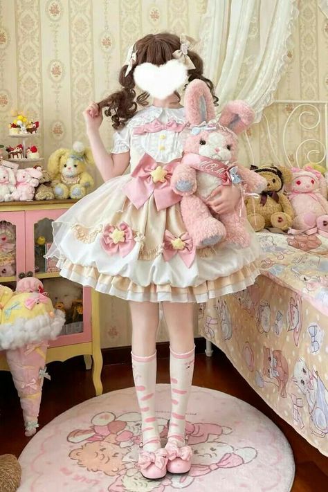 Cute Purple Clothes, Lolíta Dress, Lotia Fashion, Cutecore Dress, Pink And Purple Dress, Jsk Dress, Lolita Outfit, Wishing Star, Kawaii Outfit Ideas