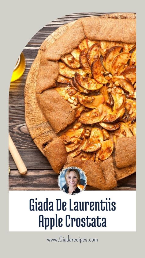 Giada De Laurentiis Apple Crostata Giada De Laurentiis Recipes Dessert, Apple Crostada, Apple Crostata Recipe, Apple Crostata, Christmas Brunch Menu, Crostata Recipe, Giada De Laurentiis Recipes, Giada Recipes, Golden Delicious Apple