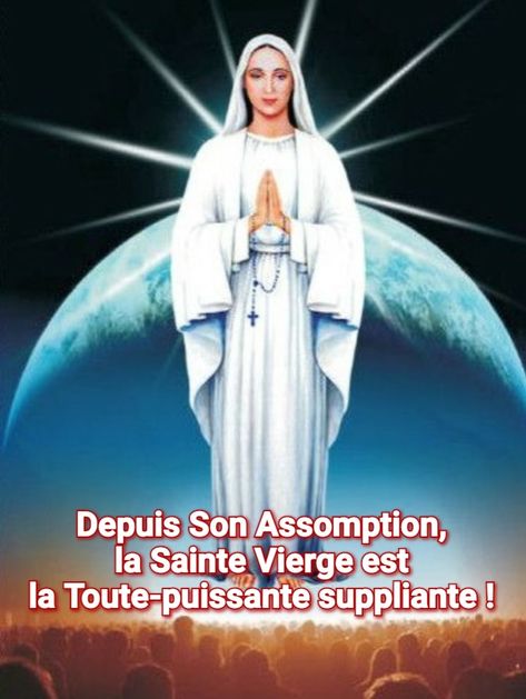 Depuis Son Assomption, la Sainte Vierge est la Toute-puissante suppliante ! - Jésus par Marie Queen Warrior, Sainte Marie, Saint Joseph, La Source, Jesus Christ, Jesus, Movie Posters, Quick Saves, Film Posters