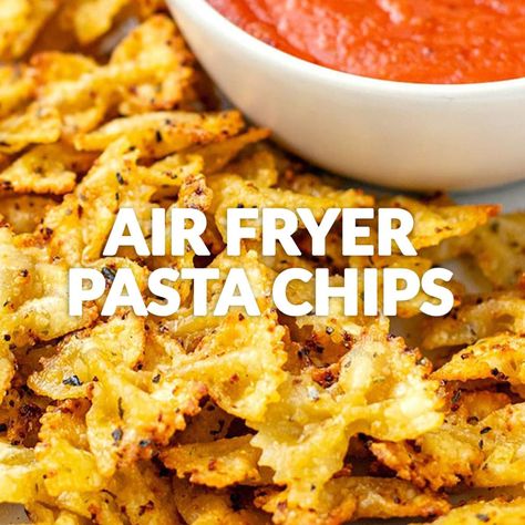 Air Fryer Pasta Chips Air Fryer Pasta Chips, Air Fryer Pasta, Taco Spice Blend, Fried Pasta, Pasta Chips, Taco Spice, Pasta Side Dishes, Best Instant Pot Recipe, Homemade Tomato Sauce