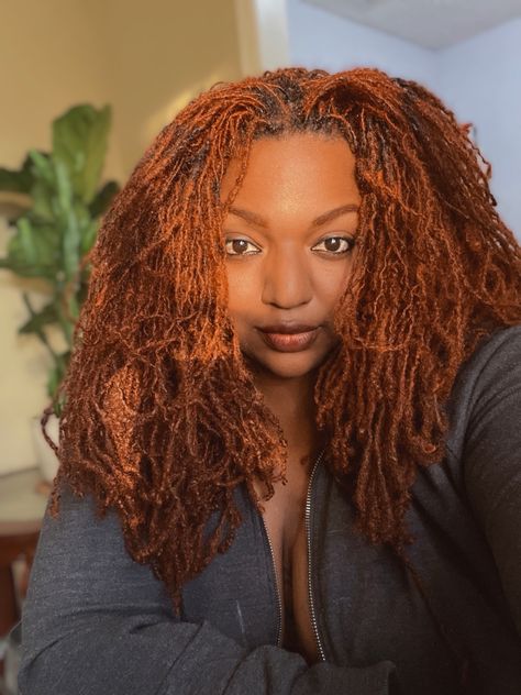 #microlocs #locs #locstyles #naturalhair Ginger Locs, Locs Journey, Hairstyle Long, Micro Locs, Beautiful Black Hair, Short Locs Hairstyles, Faux Locs Hairstyles, Long Hairstyle, Quick Braided Hairstyles