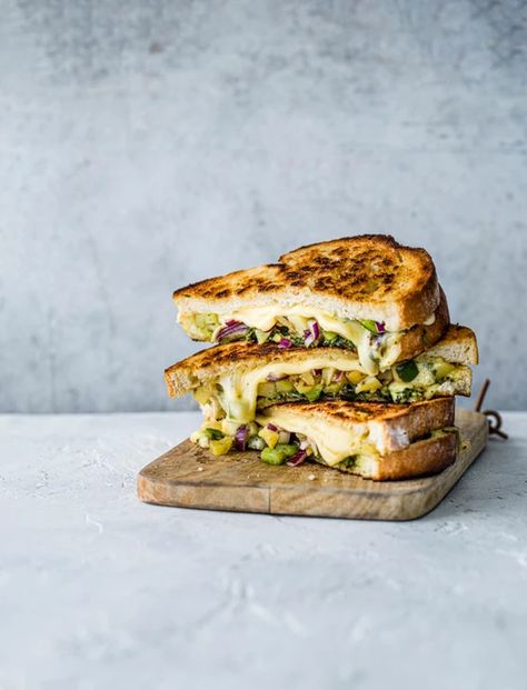 Maunika Gowardhan Chilli Cheese Toastie Recipe Cheese Toastie Ideas, Toasties Ideas, Toastie Ideas, Sandwich Club, Park Snacks, Cheese Toasties, Cheese Toastie, Cheese Sandwich Recipes, Chilli Jam