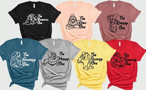 Disney Group Shirts, Disney 2023, Disney Family Shirts, Disney Family Vacation Shirts, Matching Disney Shirts, Family Disney Trip, 7 Dwarfs, Disneyland Shirts, Disney World Shirts