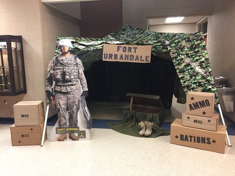 #heroes Army Of The Lord Decorations, Lords Army Trunk Or Treat, Military Trunk Or Treat, Army Trunk Or Treat, God's Army, Laser Game, Carnival Floats, Army Retirement, Army Theme