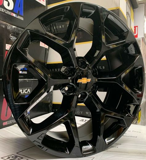 Chevy Silverado Rims And Tires ▷ 899.0$ | Dealsan Black Chevy Silverado, Silverado Wheels, Truck Rims And Tires, Chevy Silverado Accessories, Silverado Accessories, Chevy Trucks Accessories, New Chevy Silverado, 2003 Chevy Silverado, Chevy Trucks Silverado