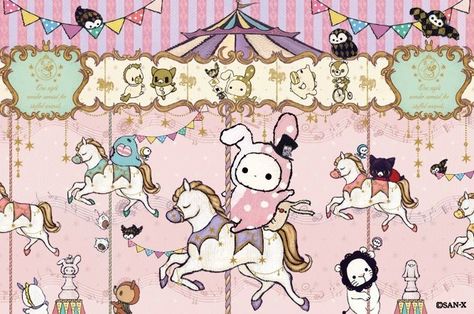 Sentimental Circus Shappo Sentimental Circus, 3ds Themes, Rare Sanrio, Circus Wallpaper, Sentimental Circus, Merry Go Round, Circus Party, Mini Drawings, Sanrio Characters