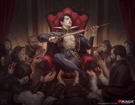 Mtg Vampire, Hunting Art, Mtg Art, Vampire Art, 다크 판타지, Magic Art, Dnd Characters, Magic The Gathering, Character Portraits