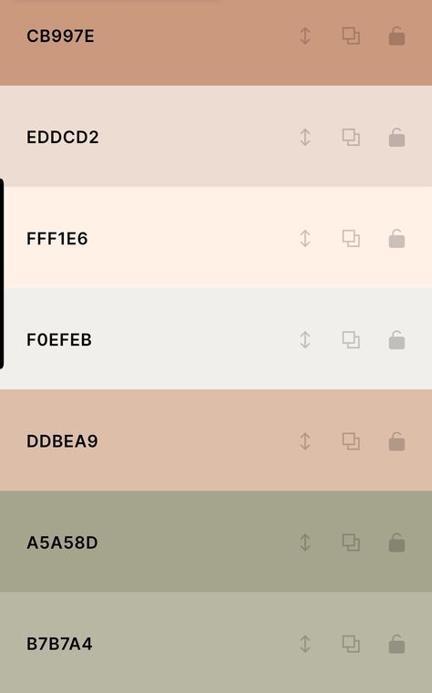 Google Calendar Color Palette Hex Codes Neutral, Color Pallettes Aesthetic Code, Light Academia Color Palette Hex Codes, House Mood Board Colour Palettes, Color Pallete Code, Pastel Pallete Colour, Beige Hex Code, Google Calendar Color Scheme, Aesthetic Hex Codes