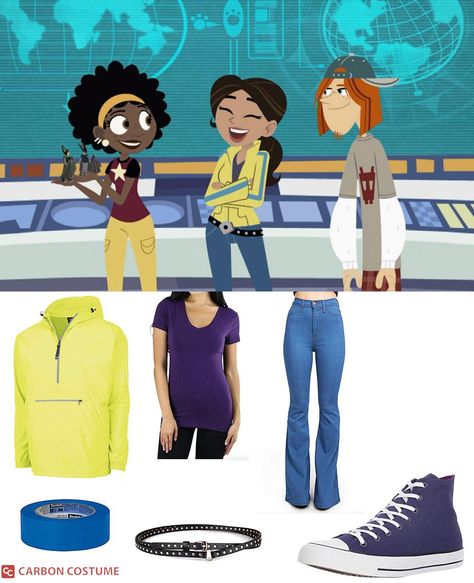 Aviva Corcovado from Wild Kratts Costume | Carbon Costume | DIY Dress-Up Guides for Cosplay & Halloween Wild Kratts Costume, Wild Kratts Party, Animated Movies Characters, Quick Halloween Costumes, 2010s Nostalgia, Wild Kratts, Halloween Costume Outfits, Casual Cosplay, Halloween Costumes For Couples