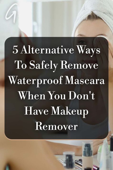 Waterproof mascara is one of makeup's greatest inventions. When we need that staying power for wet days or events where we know we'll shed some tears, the smudge-free option is always handy. #makeup #removal #waterproof #mascara Diy Mascara Remover, How To Get Waterproof Mascara Off, How To Remove Waterproof Mascara, Removing Waterproof Mascara, Best Waterproof Makeup, Remove Mascara, Best Eye Makeup Remover, Homemade Makeup Remover, Best Waterproof Mascara