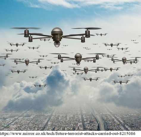 Swarming weapon systems are feasible for several different concepts of employment in the future fight. Flying Vehicles, Drones Concept, Drone Design, Drone Technology, Drone Pilot, Water Resources, Drone Quadcopter, Beautiful Places Nature, Aircraft Design