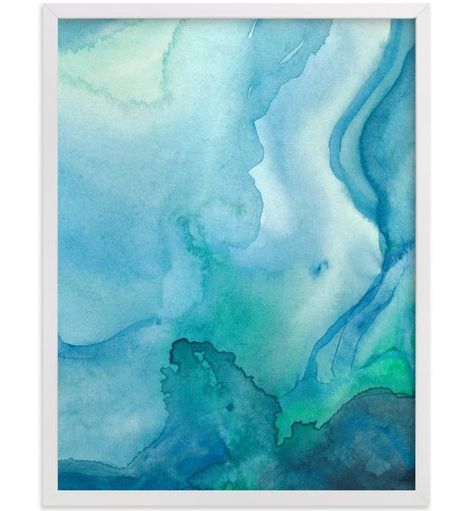 Water Element Art, Under Water Painting, Under Water Art, Product Wall, Water Wall, Water Illustration, Nature Art Prints, Modern Art Paintings Abstract, Custom Art Print