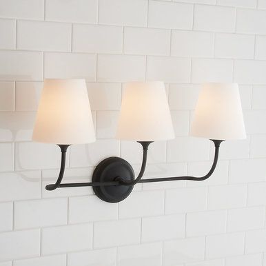 Light Fixtures as Seen on Fixer Upper - Shades of Light Powder Room Vanity Lights, Vanity Lighting Over Mirror, Barbershop Decor, Bathroom Revamp, Modern Contemporary Bathrooms, Contemporary Bathroom Lighting, Charleston Style, Vanity Light Bar, Half Bathrooms