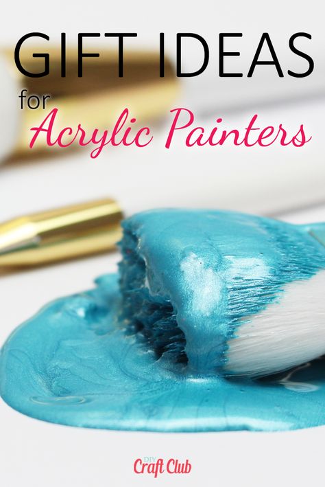 Gifts For Painters, Gifts For Artists, Painter Gifts, Diy Oils, Acrylic Paint Set, Artist Gifts, Craft Club, Using Acrylic Paint, Creative Painting