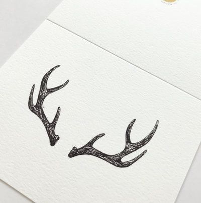 Reindeer Antlers Tattoo, Whitetail Deer Antler Tattoo, Matching Antler Tattoo, Antler Outline Tattoo, Deer Antler Drawing Easy, Deer Antler Outline, Simple Deer Antler Tattoo, Dainty Antler Tattoo, Stag Antler Tattoo