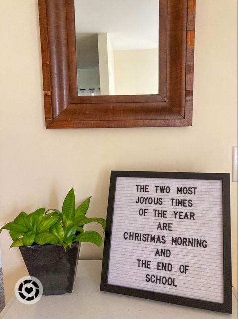 I love having this message board in my entryway. It’s fun to change the message to what is going on in my life. Currently, I only have two move weeks of school! Follow my shop @healthyliving_goodvibes on the @shop.LTK app to shop this post and get my exclusive app-only content! #liketkit #LTKunder50 #LTKunder100 #LTKhome @shop.ltk https://liketk.it/3HyJ4 End Of School Letter Board Quotes, Funny Teacher Letter Board, Felt Message Board Quotes, Lunchroom Recipes, 38 Weeks Pregnant Letter Board, End Of The School Year Teacher Memes, Felt Letter Board, Felt Letters, End Of School Year