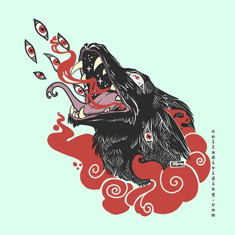 Dark Art Tattoo Ideas, Art Tattoo Ideas, Arte Indie, Dark Art Tattoo, Super Dark, Japon Illustration, Wow Art, Wolf Art, Art Print Poster