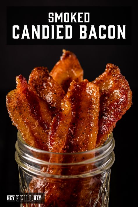 Woodfire Oven, Candied Bacon Recipe, Smoker Recipes Electric, Hey Grill Hey, Bake Sale Treats, Smoked Recipes, Bob Evans, Smoked Food, Bacon Appetizers