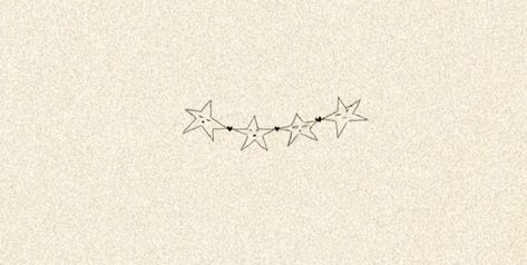 Connected Stars Tattoo, 2 Stars Tattoo, Star Minimalist Tattoo, Dainty Star Tattoo, Stars And Moon Tattoo, Around The Knee Tattoo, Small Earthy Tattoos, Minimalist Christian Tattoo, Shooting Star Tattoo