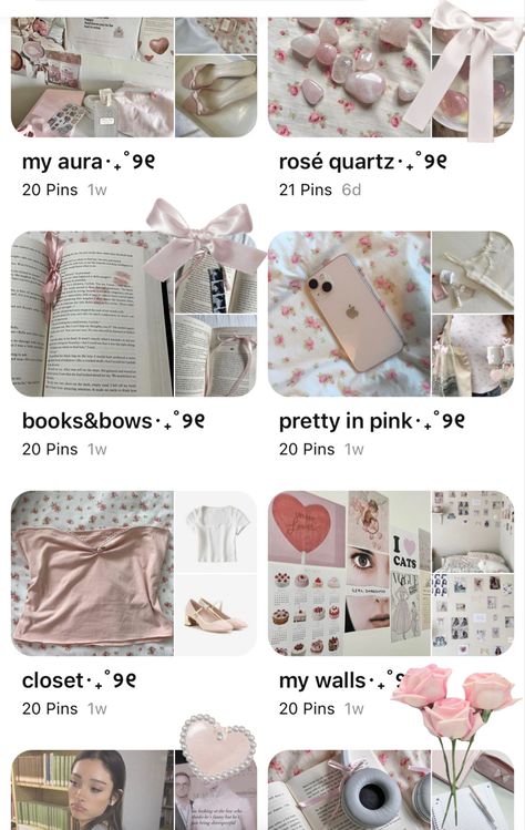 Pinterest Boards Names Ideas, How To Log Out Of Pinterest, Pinterest Profile Ideas Aesthetic, Pinterest Ideas Aesthetic, Cute Pinterest Accounts, Pinterest Inspo Board, Coquette Pinterest Board, Pinterest Profile Aesthetic, Pintrest Board Layout