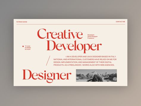 Color And Emotion, Cv Website, Portfolio Website Inspiration, Cv Original, Minimalist Theme, Graphic Portfolio, Web Portfolio, Graphic Design Website, Portfolio Design Layout