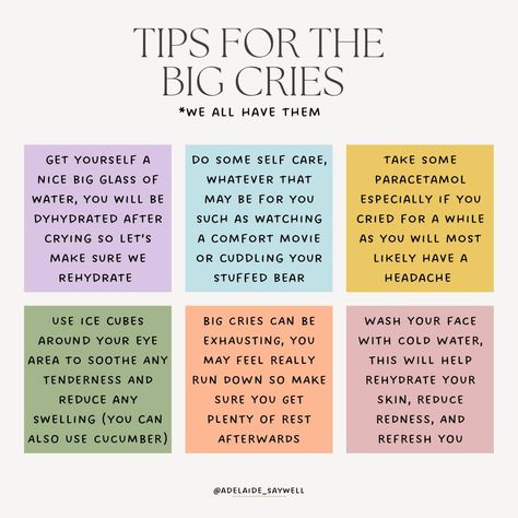 As much as you may not want to believe it, crying is very important! When I was younger I always felt so ashamed of how often I would cry, I was called "too sensitive" and told I take things "too personally" I was a crier, and that's okay. I have big feelings and often I don't know what they are or how to express them so I cry. I don't cry so much any more, but when I do I make sure I let it all out. Why is crying important? Crying allows us to develop better emotionally and physiological... Things To Cry To, How To Not Cry, Rebranding Ideas, Mean Things To Say, Random Qoutes, Emotional Outbursts, Happy Crying, Ocean Bedroom, What Do I Want