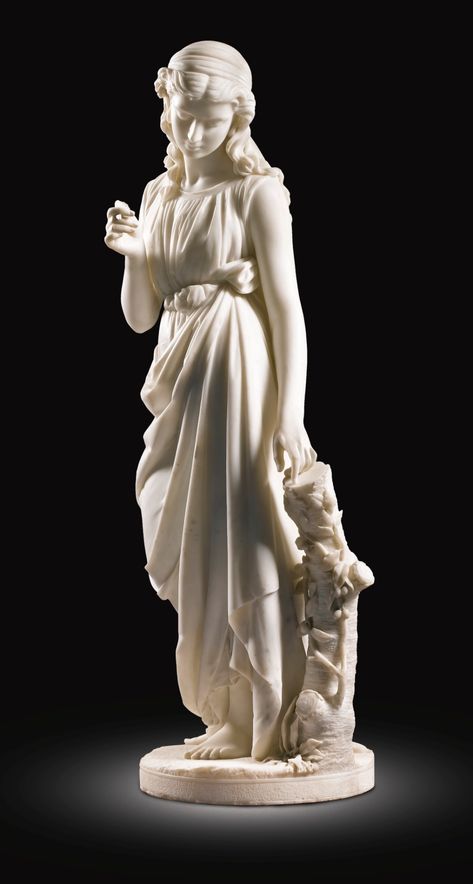 Caradossi, Vittorio  1861-1909 Florencia Italia Classical Sculptures, Statue Of A Woman, Classical Sculpture, Famous Sculptures, Anatomy Sculpture, Classic Sculpture, Greek Statues, Plaster Sculpture, Roman Sculpture