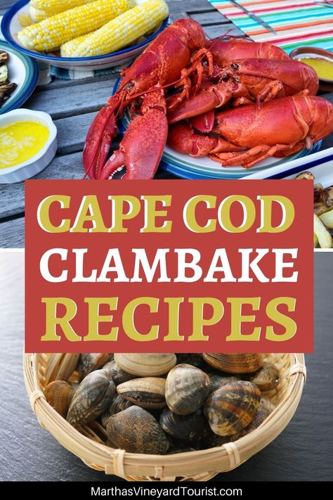 One of the best Cape Cod vacation things to do is have a clambake party! Here we have a clambake recipe for the traditional clam bake on the beach or an oven clam bake recipe. We also have suggested clambake side dishes to make sure your clam bake party is inclusive for everyone, e.g., clambake party ideas with children. Whether your hosting a family party or a clam bake wedding, find out why a clambake is one of the best beach food ideas for a crowd (including beach food ideas for kids!) Clam Bake Dessert Ideas, Clam Bake Side Dishes, Clambake Side Dishes, Clambake Appetizers, Clam Bake Menu Ideas, Clam Bake Party Ideas, Backyard Clam Bake Party Ideas, Clam Boil Recipe, Clam Bake Recipe